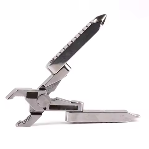 Multi-Function Mini Pliers 420 Stainless Steel Tool Set EDC Keychain Screwdriver Pocket