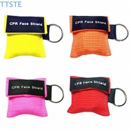 TTSTE CPR Mask, Disposable Professional Emergency Face Shield, Practicle Keychain Ring Mouth Breath 