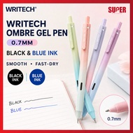 [Super Stationery] Writech Pen Gel Ombre 0.7mm (Dakwat Hitam & Biru) | Writech Ombre Gel Pen 0.7mm (