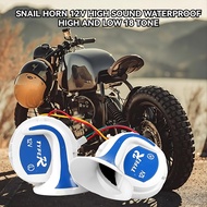 Snail Air Horn 12V Universal Compact Horn | Loud Car Horn Motorcycle Air Horn Boat Horn Truck Horn K