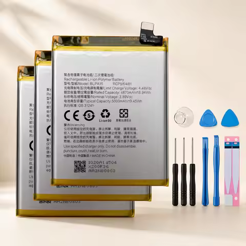 Replacement Phone Battery BLP705 BLP983 BLPA63 BLPA15 BLPA41 For OPPO OnePlus Reno 10X Zoom Reno 11 