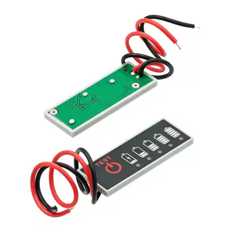 3.7V-72V Lithium Battery Power Detection Lamp Board 12V Lead-acid Battery Lithium Iron Phosphate Pow