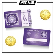 MASDORA 1/2 Dinar 2.125g 999.9 Gold Dinar (Special Edition) Ramadan Collection