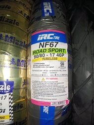 90/80-17 NF 67 Tubeless Ban Luar Motor Ring 17 Merk IRC 90 80 17 NF 67