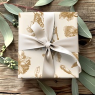 TEMU Volume 1 - Background With Vintage Floral Print Design - For Wedding Decorations, Packaging Of 
