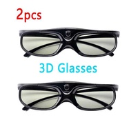 2PCS/1PC 3D Universal Glasses For Xgimi Z3/Z4/Z6/H2 Nuts G1/P2 Active Shutter 96-144HZ Rechargeable 
