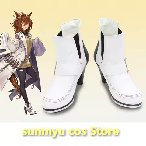 Uma Musume Pretty Derby Agnes Tachyon Cosplay Shoes White&black