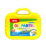 Oil Pastel M&G 12 Colors AGMY332 Crayon 12 + 1 Color Crayon Washable Free Sharpener