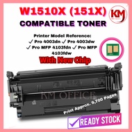 W1510A  HP151X HP 151A 151X HP151A W1510A M4003dn M4003dw Pro MFP 4103fdn 4103fdw 4003dw 4300dn