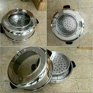 Oven Bulat Kompor Aluminium Butterfly Oven Kue Lapis Legit Bolu Baking Pan
