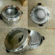 Oven Bulat Aluminium Kompor Lapis Legit Bolu Baking Pan Merk Butterfly