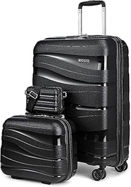 Luggage Carry On Suitcase Sets, Expandable PP Hard Shell Suitcase with Spinner Wheels,Travel Luggage