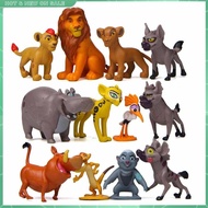 12Pcs The Lion King Lion Guard Action Figure Cake Topper Decor Animal Toys Gifts Mini - Figures Lion King figurines