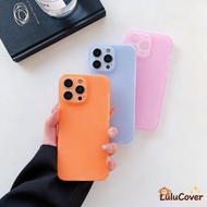 Translucent Ice Mist Matte Soft Ultra-Thin Case For Realme Narzo N65 N63 N61 N55 N53 5G 4G Orange Co