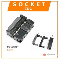 Socket IDC 14P 2x7 connector IDC 14 pin
