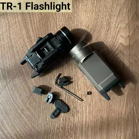 TR-1 Tactical Highlight Flashlight Tactical Light 1000 Lumen LED Electronic Hanging Torch/strong Lig