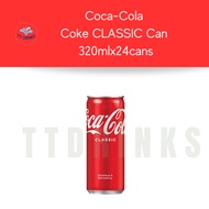 Coke Classic Can 320mlx24cans - Coca Cola