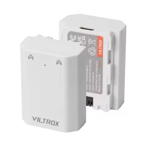 VILTROX TLP-E6 TNP-W235 TNP-FW50 TNP-FZ100 Camera Battery with Type-C Port for Sony Canon Fujifilm C