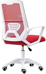Office Chair Desk Chair Computer Chair Net Back Swivel Chair Executive Chair Low Back Height Office Desk and Chair Ergonomic Net Game Seat (Color : Red) Full moon (Red) Stabilize