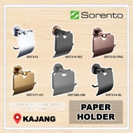 Sorento Bathroom Toilet Roll Holder / Paper Holder SRT313 / SRT314-RG / SRT315-FRG / SRT317-GY / SRT