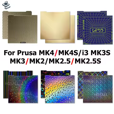 PEI Build Plate for Prusa MK4 MK3 Flexible Print Bed 241x253.8mm for Prusa I3 MK2 2.5S MK52 MK3S MK3