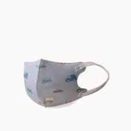 一心婦幼|一心一罩 兒童3D醫用口罩-嫩嬰 童年復古熊(12入/袋)