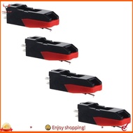 【pwlydc1g】4 Pcs Turntable Replacement Stylus  Turntable for LP Crosley Ion Jensen 1Byone Phonograph 