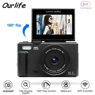 MatrixBase 8 Camera 64MP Digital Camera 4K Vlogging Camera 3.0Flip Screen 18X Digital Zoom Portable 