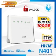 Modem Wifi Hkm N401 Indosat Im3 4G Unlock All Operator Free 1200Gb