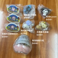 扭蛋 他媽哥池搖搖牌/Sanrio等待/Pokemon利歐路/海豹植絨/角落生物/恐龍大圖鑑