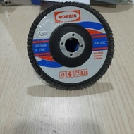Flap Disc or Sandpaper Grinder 4 Inch MORRIS Grit A60 - 80 - 60