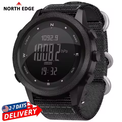 NORTH EDGE APACHE-46 Men's Digital Watch Outdoor Sports Running Swimming WR50M Outdoor Sport Watches
