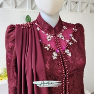 Beautiful Kebaya by Aurelia Kebaya [FREE SHAWL] | Graduation Kebaya | Engagement Kebaya