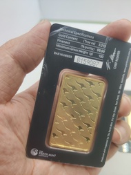 Authentic Australian Gold Bar 1:1 Replica Real Weight 1 Ounce/100 Grams Pure Copper Plated Metal Cra