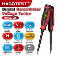 HABOTEST HT95A-SL5 screwdriver voltage tester with 2-in-1 function 6v-390V AC voltage NCV breakpoint