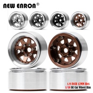 Aluminum Negative offset -10mm 1.9" Beadlock Wheel Rim RC Hub for 1/10 RC Car Crawler Tamiya CC01 SC