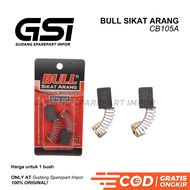 BULL Carbon Brush 105A Concrete Brush HM0810 CB 105 Auto Cut Charcoal Brush/ Brostel Spool Charcoal/