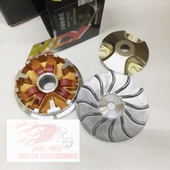 PCX,Vario,AT155/EgoS,Ego LC fi,Ego Solariz/Avantiz,Nmax/NVX155 Racing Front Pully Pulley +Al Fan  NC