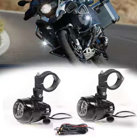 For H-onda NX500 NX400 Africa Twin 1100 Transalp 750 CB500X NC750X NC700X LED Fog Auxiliary Lights M