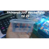 sale Thinwall 250Ml Isi 25 X 16 Pack = 1 Dus 250 Ml Dm Kotak Panjang
