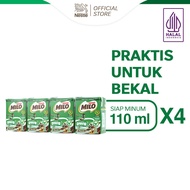 Nestlé MILO Activ-Go UHT Susu Cokelat 110ml x4