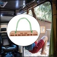 HILABEE Climbing Hangboard Hang Board Fingerboard Climbing Training Aid Hanging Rope 55cmx11cm for B