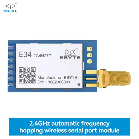 nRF24L01+ UART 2.4GHz 27dBm 5km Long Distance Module E34-2G4H27D Wireless Transceiver Transmitter Re