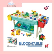 Block Table Multifunctional Toy Brick Series Playing And Learning With Lego Duplo Table & Kids Desk