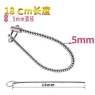 成人用品SM電擊不鏽鋼男性用拉珠馬眼擴張尿道堵插棒夫妻情趣用品-軟堵18長-5mm 均碼