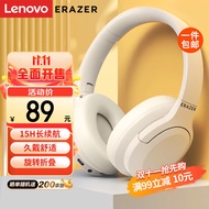 联想（Lenovo）异能者L7头戴式无线蓝牙耳机 电竞游戏运动立体声音乐耳机 蓝牙5.1华为小米手机重低音耳麦 白色