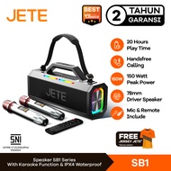 Speaker Bluetooth Karaoke 150W JETE SB1 with Wireless Mic - Garansi 2 Tahun