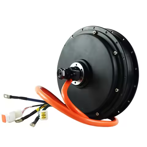 QS Brushless Hub Motor Ebike Motor 4000w 205 V3 72-96V Direct Drive Rear 155mm dropauts Freewheel Mo
