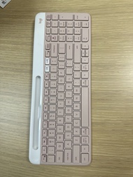 Logitech 無線鍵盤 粉紅色