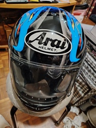 Arai 頭盔 藍色火焰